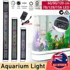 60-120cm Aquarium Light RGB LED Ocean Aquarium Timer All Day Mode Spectrum Lamp