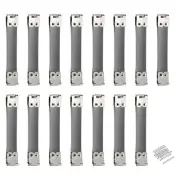 15Pcs Metal Internal Flex Frames 90mm Hinges Spring Clip Hook Silver Black