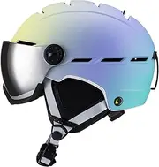 Ski Snowboard Jacket Helmet for Men, Women and Youth with Removable Earmuffs to Regulate Body Temperature 01,S