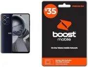 HMD Pulse Pro 6/128GB Black with Boost Prepaid SIM Starter Pack $35