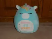 New Squishmallow 8 Inch Kellytoy Plush, HUDSON THE UNICORN, EMBRACE WEIRDNESS