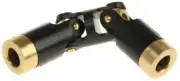 Huco UNIVERSAL JOINT 50.8x11.1mm Double Plain, 5x5mm Bore 0.16Nm 1000rpm Brass