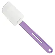 10-1/2" Silicone Scraper, Flat Blade, Heat Resistant, Purple (12 Each)