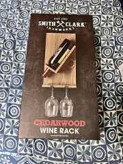 Wall Mounted Wine Rack Cedar wood Wine Bottle Holder