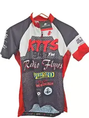 Hincapie Cycling Jersey Large Womens Radio Flyer with Tag Zip Up Short Sleeve