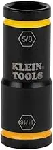 Klein Tools Flip Impact Socket, 11/16 and 5/8-Inch Size