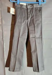 Galaxy by Harvic - Boy's Classic Flat Front School Uniform Pants - Size 7 - 2 pr