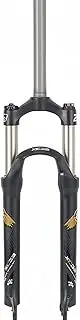 Bike Front Forks 24 Inch Mountain Bike Air Fork Snow Mountain Bike Fork Travel 100MM, Rebound Adjustment Bicycle Front Forks for Tire Disc Brake Fit Manual Lockout