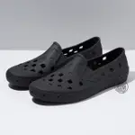 【LITTLESEOUL】韓國代購 VANS SLIP-ON TRK 防水 膠鞋 全黑 洞洞鞋 雨鞋 男女鞋 情侶鞋