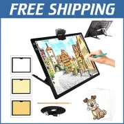 Slim A3 LED Tracing Light Board with Stepless Brightness Control - Craft Ready