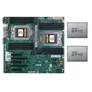 Supermicro H11DSI-NT Motherboard + 2x AMD EPYC 7542 32 Cores CPU Up to 3.4GHz
