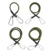 Bungee Cord Elastic Tie Strap String with Carabiner Hook Strong Elastic Rope