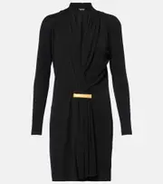 [Tom Ford] Tom Ford Draped crêpe jersey cocktail dress UK 6 black
