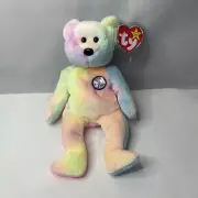 RARE Ty Beanie Baby Birthday B.B. Bear Unmarked MWMT w/Tag Protector No DOB