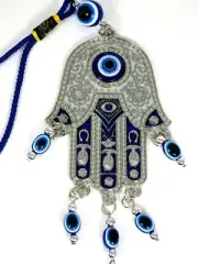 Evil Eye Nazar Hamsa Talisman Lucky Charm for Safe Travel Car Boat Protection