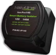 KeyLine Chargers 12V 140 Amp Dual Battery Smart Isolator VSR