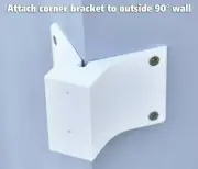 5 x Outside Corner Mounting Bracket For Ubiquiti UAP-AC-M-US Mesh Wifi