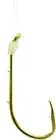 Sea Striker S107-6 Snelled Hooks 6pk Sz6 Gold Baitholder, 12" Leader