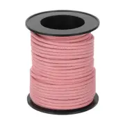 11 Yd x 3mm Flat Leather String Cord Faux Suede Cord Leather Strip Pink