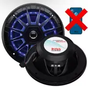 BOSS Audio Systems MRGB65B 6.5 Inch Marine Speakers - Weatherproof, 200 Watts P