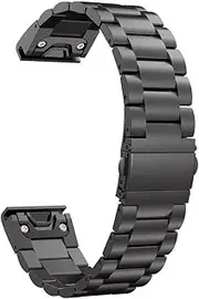 [MGTCAR] 26 22 20mm Watchband Straps For Garmin Fenix 7S 7 7X 5 5X 5S Plus 3HR 6X 6 6S Pro MK2 Quick Release Steel Belt Easyfit Wristband