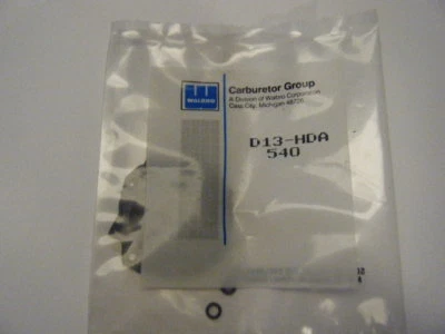 NEW WALBRO CARBURETOR KIT PART NUMBER D13-HDA 540