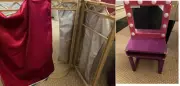 American Girl Kavi stage curtains dressing table for 18" doll NEW backstage set