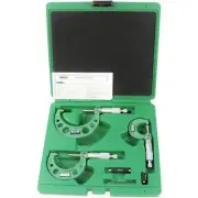 Insize Metric Outside Micrometer Set-3 Piece Series 3203-753A 0-75mm