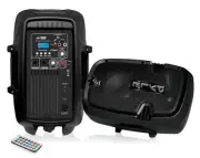 New PPHP837UB 8'' 600 Watt Bluetooth Powered Speaker/USB/AUX/MP3 Input & Remote