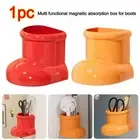 Magnetic Refrigerator Storage Box Boot Kitchen Organizer Rack Pen Holder