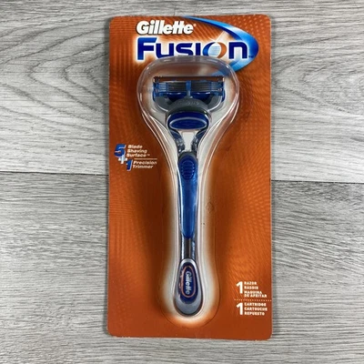 Gillette Fusion 1 Razor and 1 Cartridge 5 Blade NEW SEALED 2005 Vintage