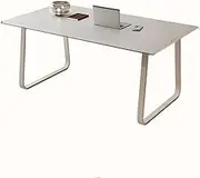 Workstations Cream Wind Desk Student Home Small Pure White Rock Plate Desktop Pc Table Office Desk Modern Simple Rectangle Office Desk(130 * 70 * 75cm)