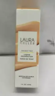 Laura Geller Double Take Liquid Foundation Light Medium Buildable Coverage 30ml