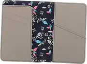 [Holibanna] Travel Passport Holder Portable Organizer for Passports Tickets Cards Lightweight Durable Design for Elegant Floral Pattern