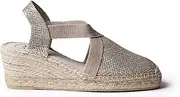 [TONI PONS] Triton - Vegan Espadrille for Women Shiny Fabric