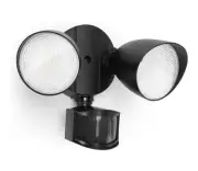 2500 Lumen LED Security Lights, Dusk to Dawn, Motion Detector Flood Light BLACK