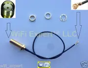 1x Long Thread 1.37 U.FL Mini PCI to SMA Pigtail Antenna WiFi GPS Cable 8 Inches