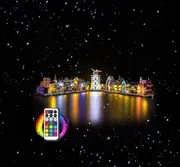 Brick Shine - Light Kit for LEGO® Diagon Alley Wizarding Shops 76444