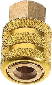 GANAZONO Durable Copper Quick Connect Tire Inflation Nozzle with Mechanism for Efficient Tire Pressure Gauge Inflation Emergency Situations