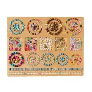 Versatile Bead Board Jewelry Making Tool DIY Bracelet Necklace Beading Mats Tray
