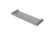 AQUA VERA Pearl Glass Shelf with Stainless Steel Frame