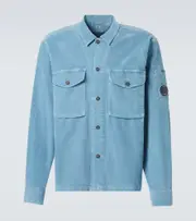 [C.P. Company] C.P. Company Cotton-blend corduroy overshirt UK 16 blue