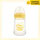 黃色小鴨 媽咪乳感厚質玻璃寬口奶瓶(210ml) (8折)