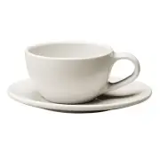 KINTO TOPO Cup & Saucer 200ml white 23589