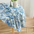 150CM Round Table Cloth Cotton Linen Tablecloth for Coffee Table Dining Table