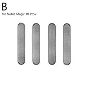 Nubia Red Magic 10 Pro Plus Phone Dustproof Net Stickers RedMagic 10 Pro+ Black For Nubia Magic 10 Pro+