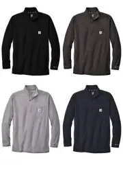 Carhartt Men's Force 1/4 Zip Long Sleeve T-Shirt NWT