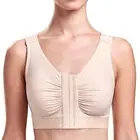 Amazon NWT Women’s Marena flex shift shirred front bras tan black nursing