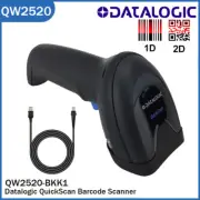 Datalogic QuickScan QW2520-BKK1 Handheld 1D 2D Barcode Scanner with USB Cable