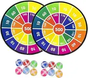 CORHAD 2Sets Parent Target Game Fun for Includes Boards Sticky Balls Enhance Hand Eye Coordination Visual Skills